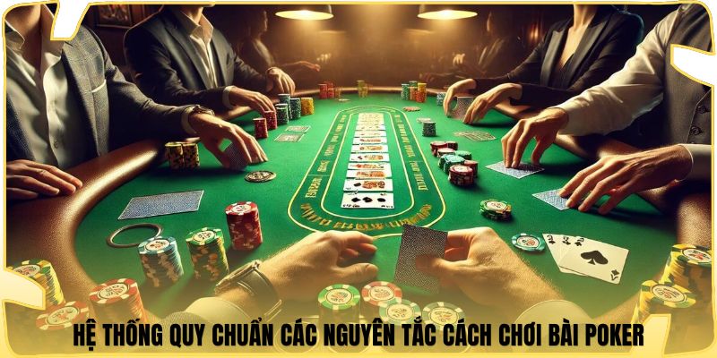 Hệ thống quy chuẩn các nguyên tắc cách chơi bài poker